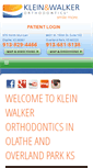 Mobile Screenshot of kleinwalkerorthodontics.com